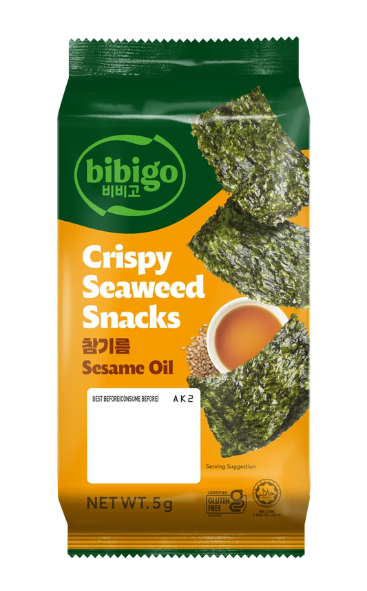 Crispy Seaweed Snacks Sesame 3x5g
