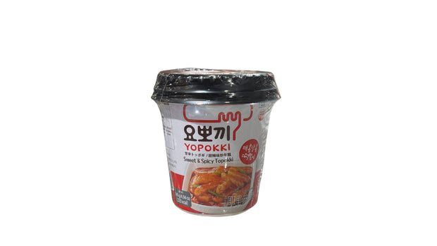 Boite de Yopokki coréen au topokki doux et épicé  de 140g