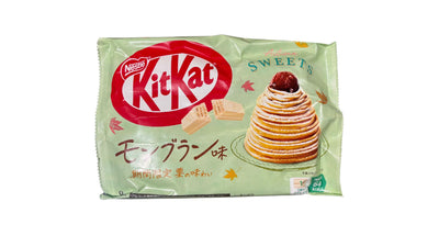 Paquet de Kitkat provenant du japon goût friandises d'automne