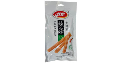 Paquet de stick de pâtes pimentés halal de la marque provenant de Chine WEI-LONG pesant 106g