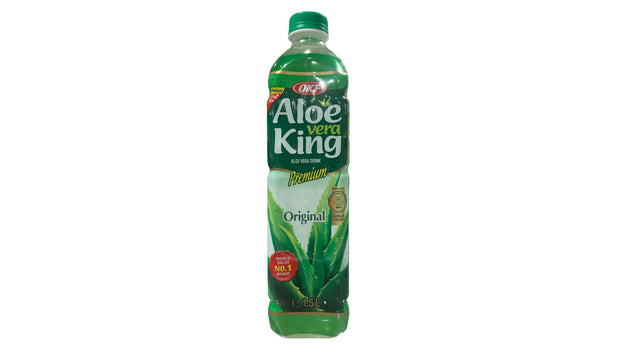 Bouteille d'aloe vera king monde selection gold award de 1,5L original de la marque coréenne OKF.