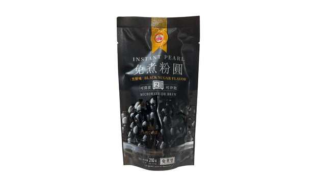 Paquet de perles de tapioca instantanées saveur sucre noir pour bubble tea