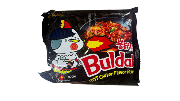 Paquet de nouilles ramen coréennes Buldak poulet épicé ultra piquant