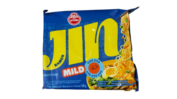 Paquet de nouilles ramen coréennes Jin Ramen saveur douce et savoureuse