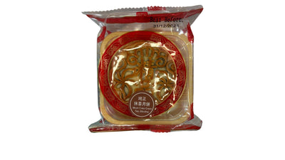 Gâteau de lune traditionnel chinois fourré au thé vert matcha saveur délicate