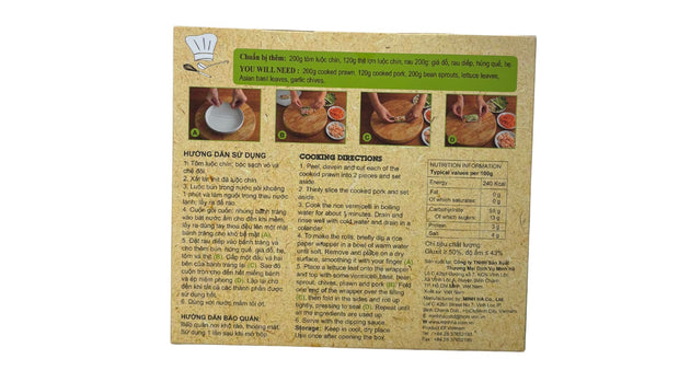 Kit Cuisine Rouleaux De Printemps Minh Ha Foods